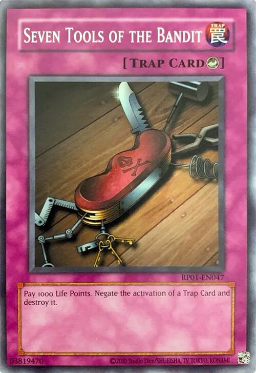 Seven Tools of the Bandit [RP01-EN047] Common | Shuffle n Cut Hobbies & Games