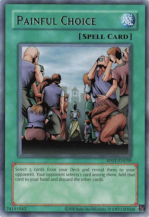 Painful Choice [RP01-EN059] Rare | Shuffle n Cut Hobbies & Games
