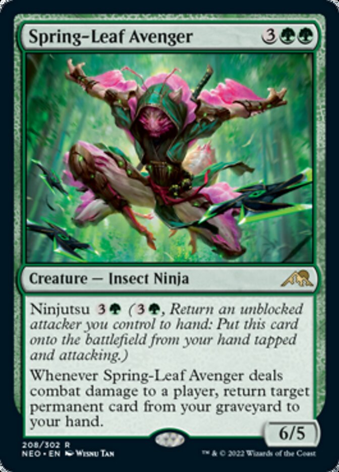 Spring-Leaf Avenger [Kamigawa: Neon Dynasty] | Shuffle n Cut Hobbies & Games