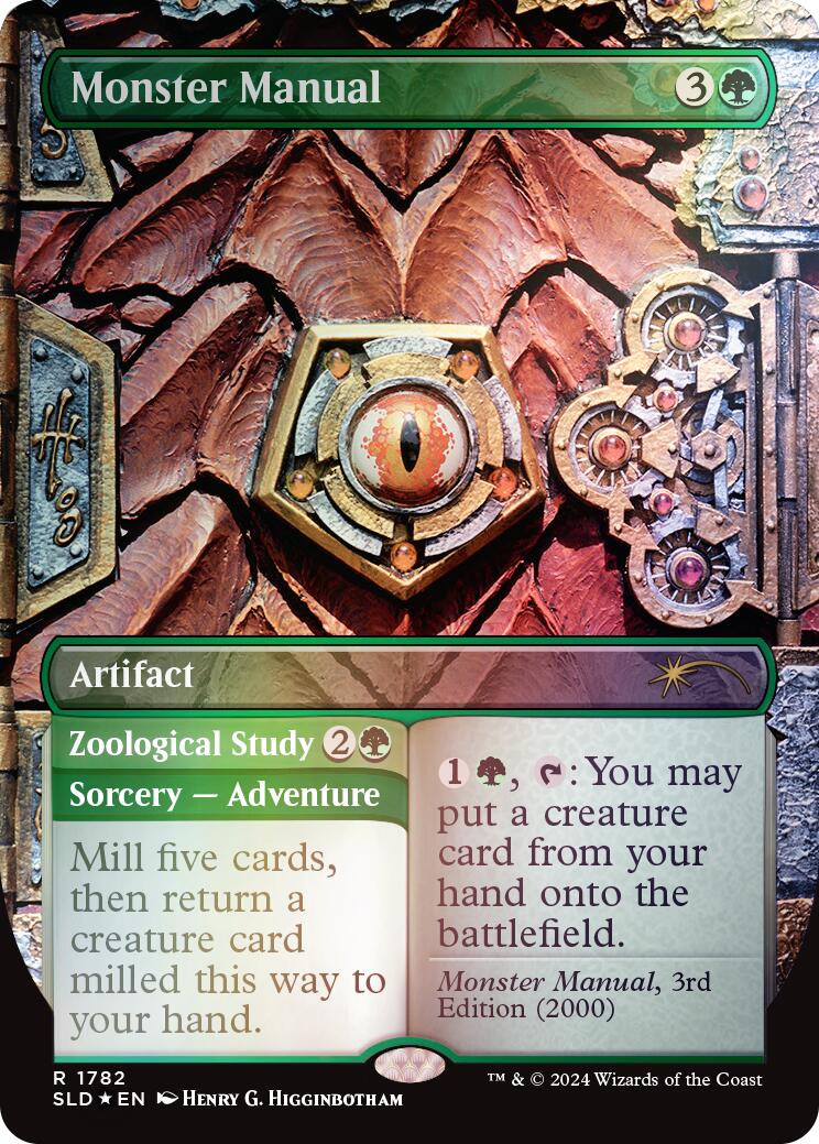 Monster Manual (Rainbow Foil) [Secret Lair Drop Series] | Shuffle n Cut Hobbies & Games