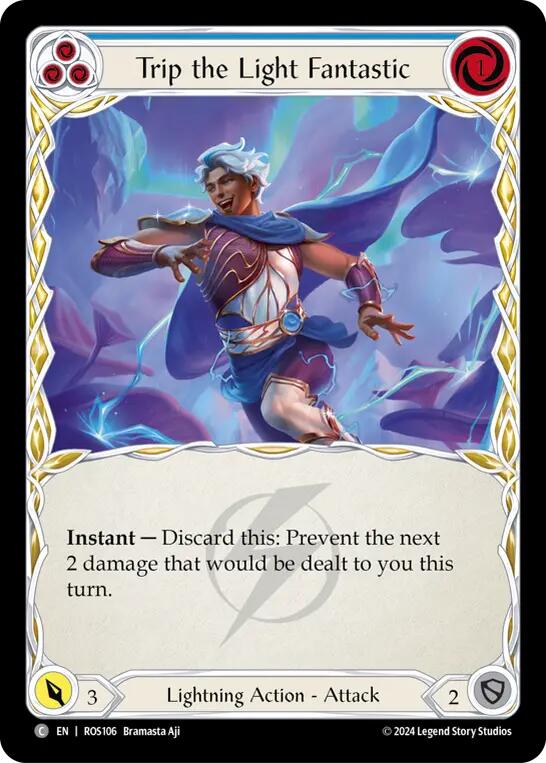 Trip the Light Fantastic (Blue) [ROS106] (Rosetta)  Rainbow Foil | Shuffle n Cut Hobbies & Games