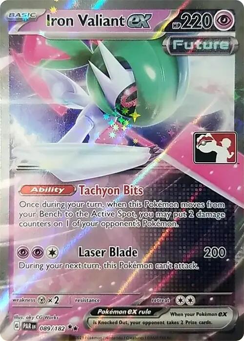 Iron Valiant ex (089/182) [Prize Pack Series Five] | Shuffle n Cut Hobbies & Games