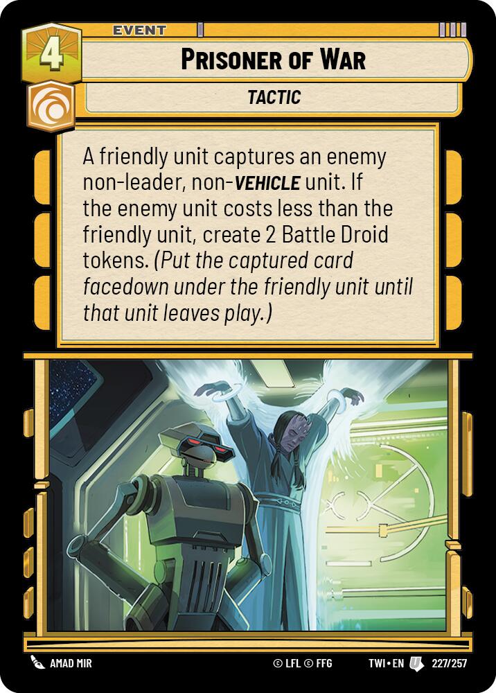 Prisoner of War (227/257) (227/257) [Twilight of the Republic] | Shuffle n Cut Hobbies & Games