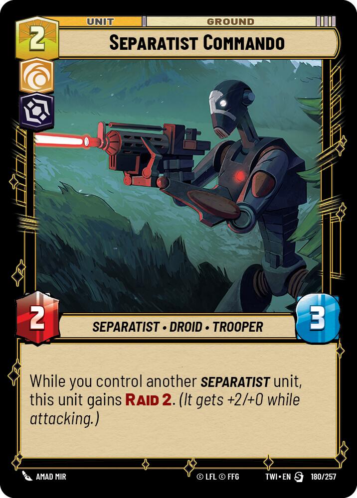 Separatist Commando (180/257) (180/257) [Twilight of the Republic] | Shuffle n Cut Hobbies & Games