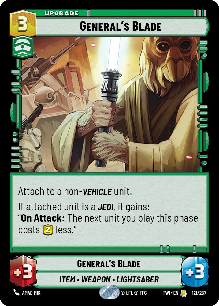 General's Blade (121/257) (121/257) [Twilight of the Republic] | Shuffle n Cut Hobbies & Games
