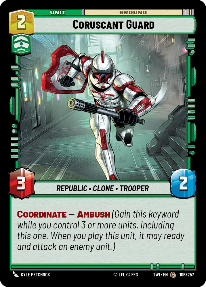Coruscant Guard (106/257) (106/257) [Twilight of the Republic] | Shuffle n Cut Hobbies & Games
