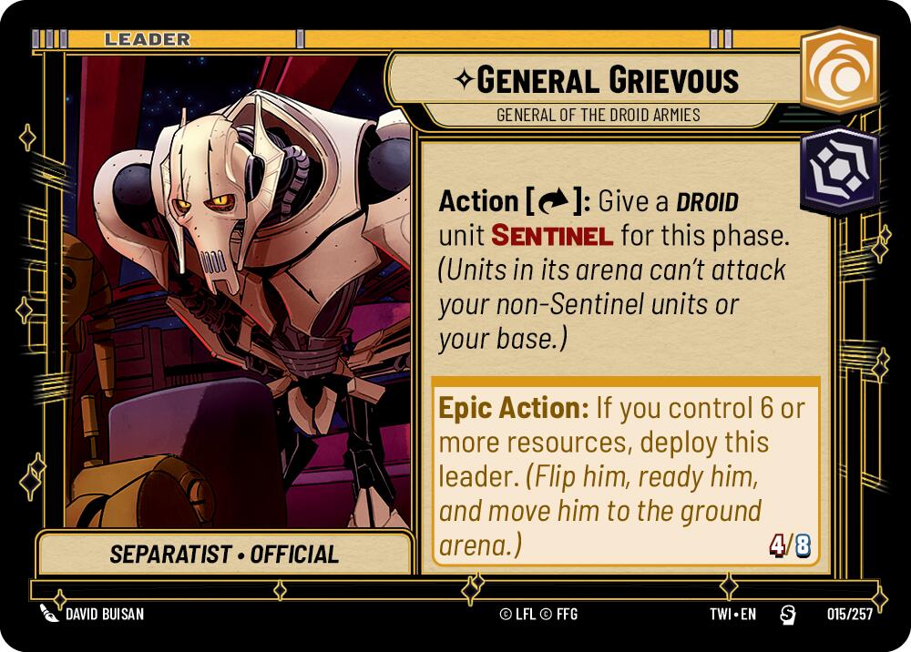 General Grievous - General of the Droid Armies (015/257) (015/257) [Twilight of the Republic] | Shuffle n Cut Hobbies & Games