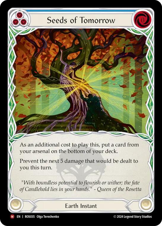 Seeds of Tomorrow [ROS035] (Rosetta)  Rainbow Foil | Shuffle n Cut Hobbies & Games