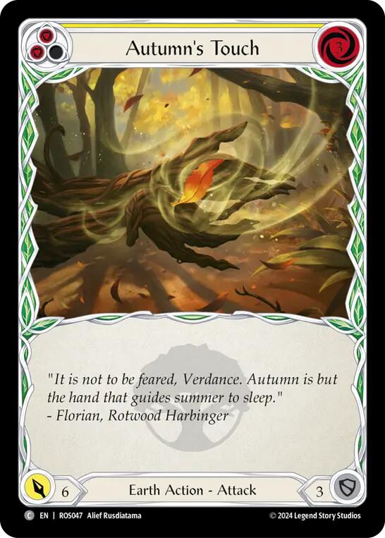 Autumn's Touch (Yellow) [ROS047] (Rosetta) | Shuffle n Cut Hobbies & Games