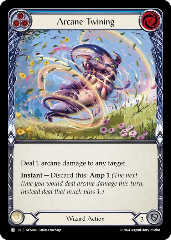 Arcane Twining (Blue) [ROS188] (Rosetta) | Shuffle n Cut Hobbies & Games