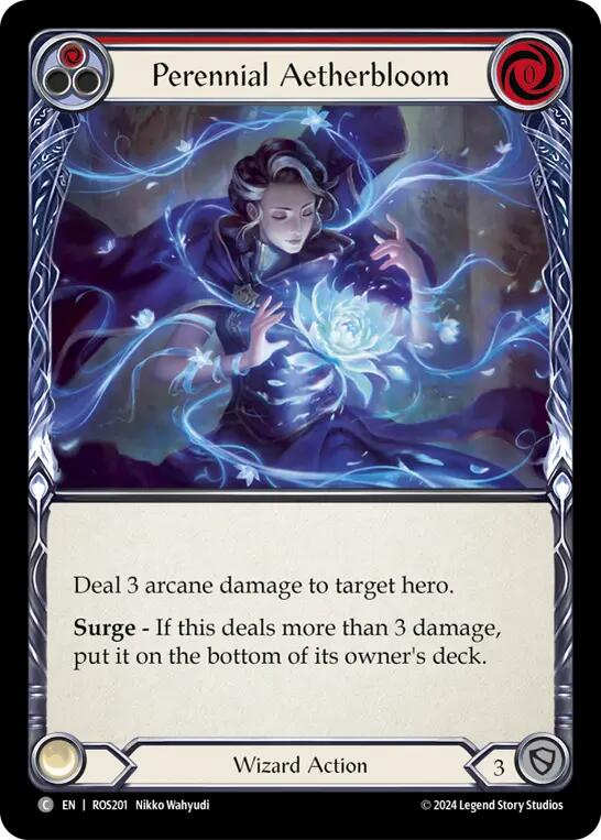 Perennial Aetherbloom (Red) [ROS201] (Rosetta) | Shuffle n Cut Hobbies & Games