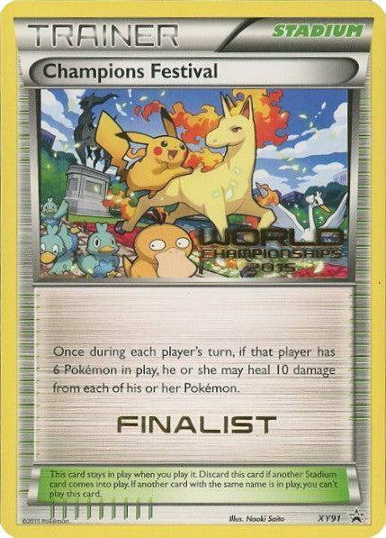 Champions Festival (XY91) (2015 Finalist) [XY: Black Star Promos] | Shuffle n Cut Hobbies & Games