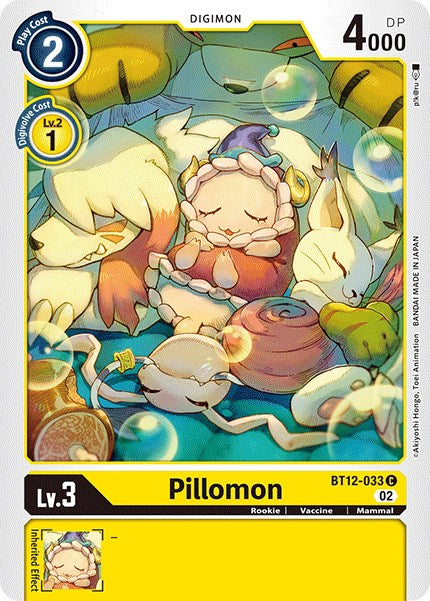 Pillomon [BT12-033] [Across Time] | Shuffle n Cut Hobbies & Games