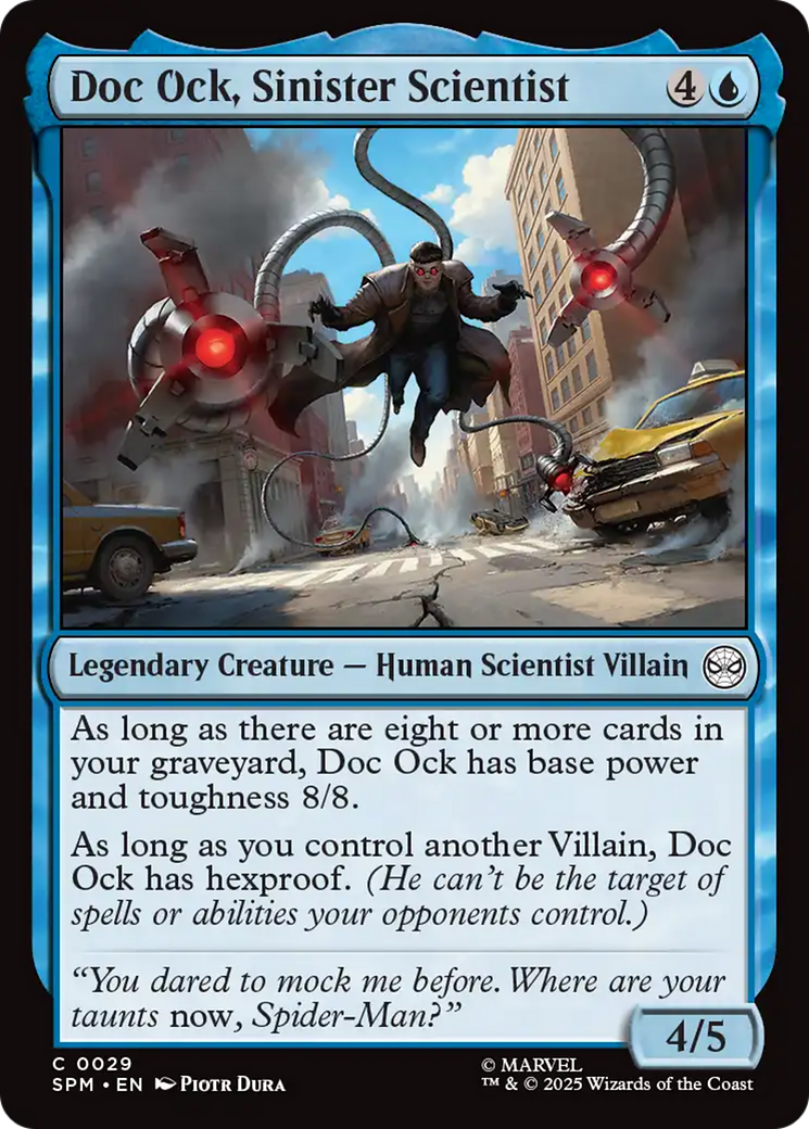 Doc Ock, Sinister Scientist [Marvel's Spider-Man] | Shuffle n Cut Hobbies & Games