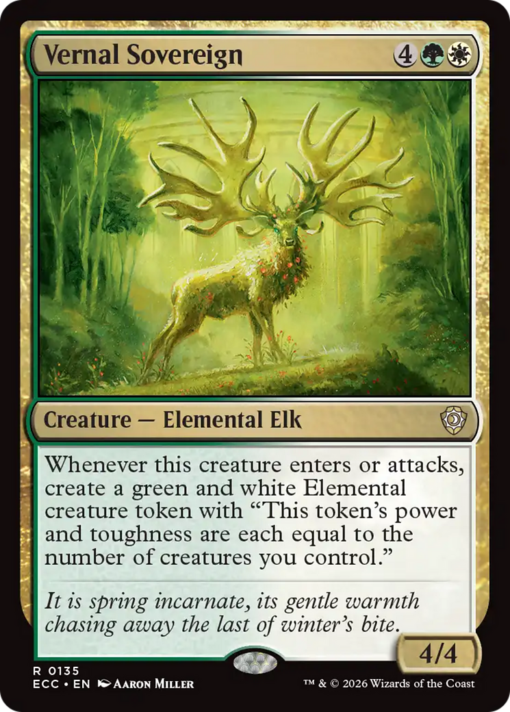 Vernal Sovereign [Lorwyn Eclipsed Commander] | Shuffle n Cut Hobbies & Games