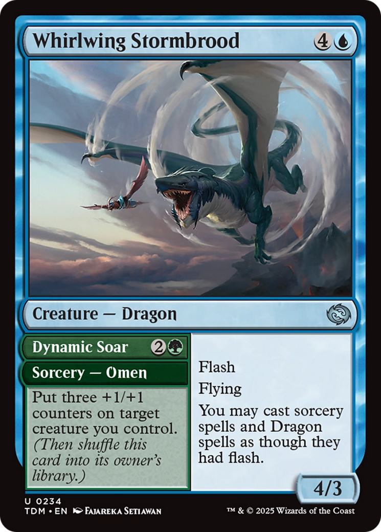 Whirlwing Stormbrood [Tarkir: Dragonstorm] | Shuffle n Cut Hobbies & Games
