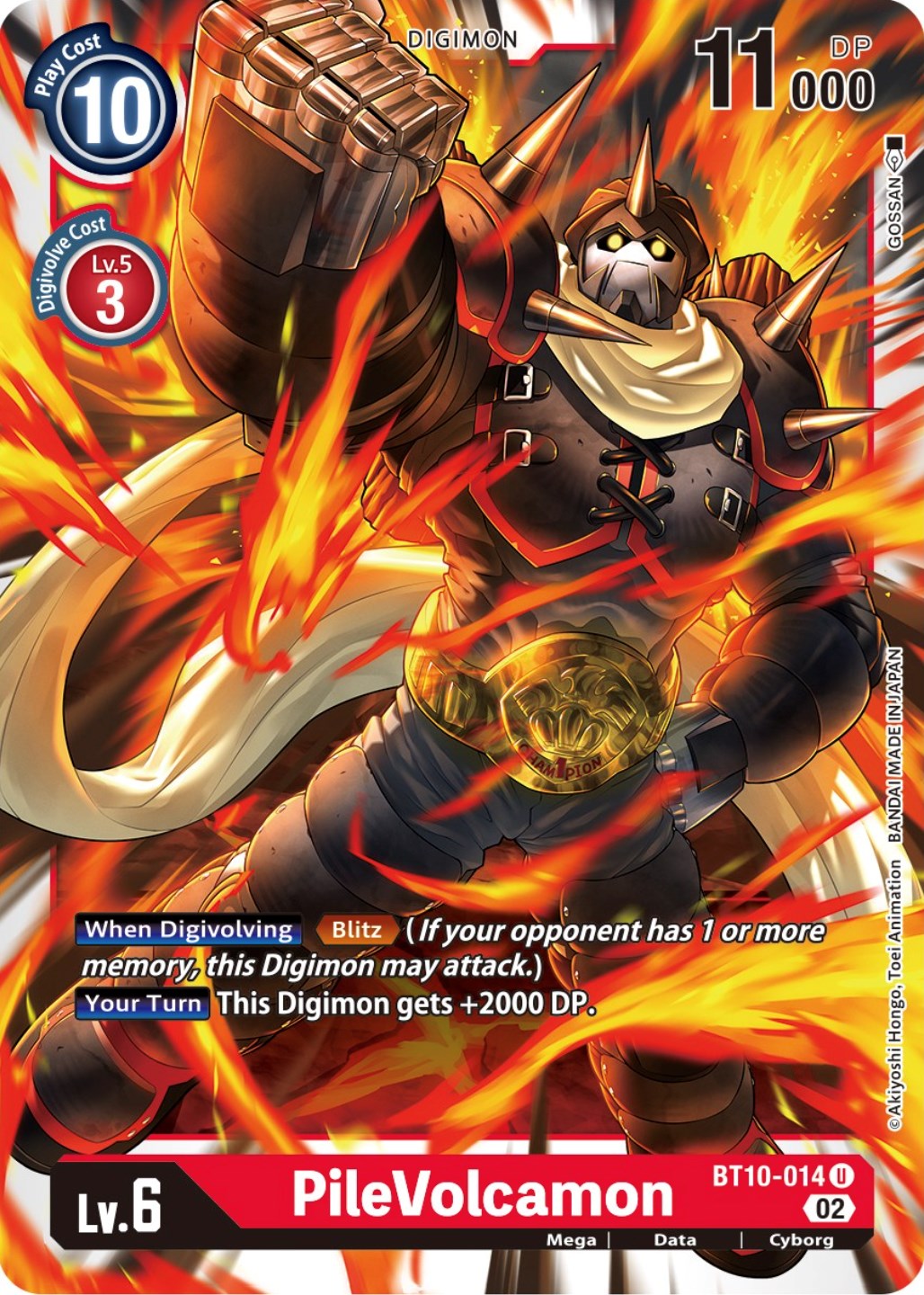 PileVolcamon [BT10-014] [Xros Encounter] | Shuffle n Cut Hobbies & Games