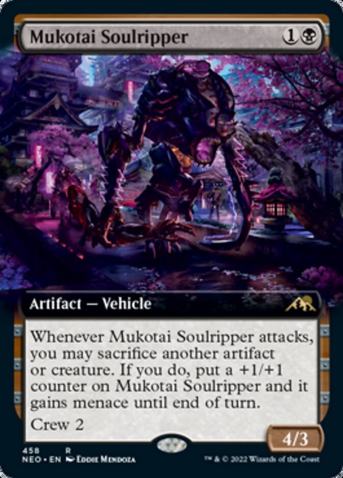 Mukotai Soulripper (Extended Art) [Kamigawa: Neon Dynasty] | Shuffle n Cut Hobbies & Games