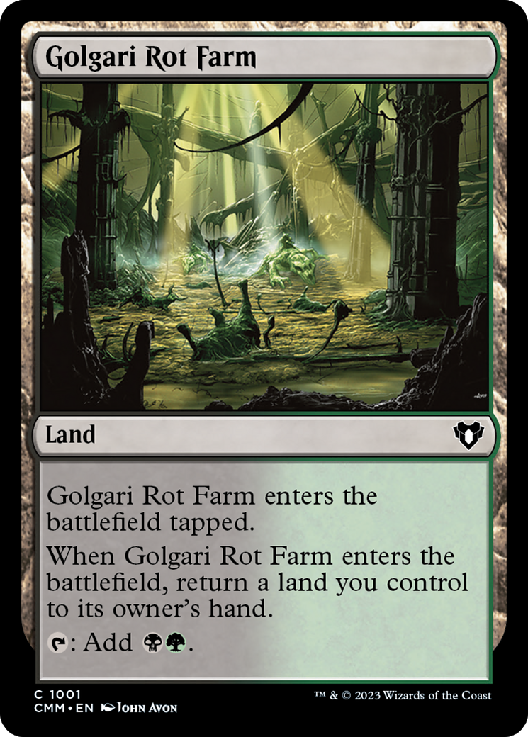 Golgari Rot Farm [Commander Masters] | Shuffle n Cut Hobbies & Games