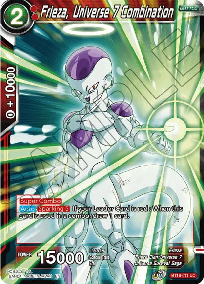 Frieza, Universe 7 Combination (BT16-011) [Realm of the Gods] | Shuffle n Cut Hobbies & Games
