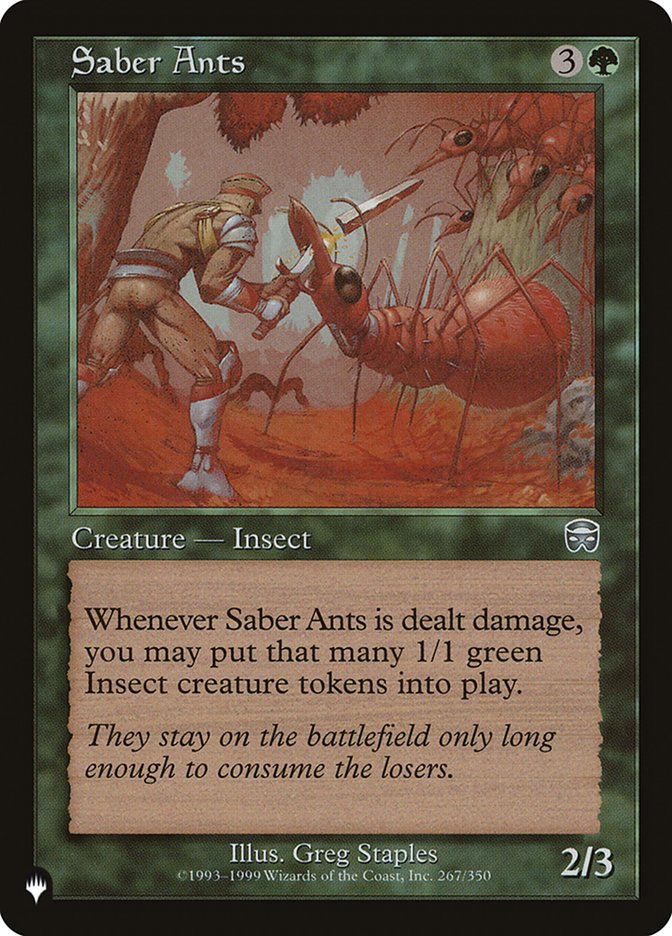 Saber Ants [The List] | Shuffle n Cut Hobbies & Games