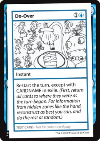 Do-Over (2021 Edition) [Mystery Booster Playtest Cards] | Shuffle n Cut Hobbies & Games