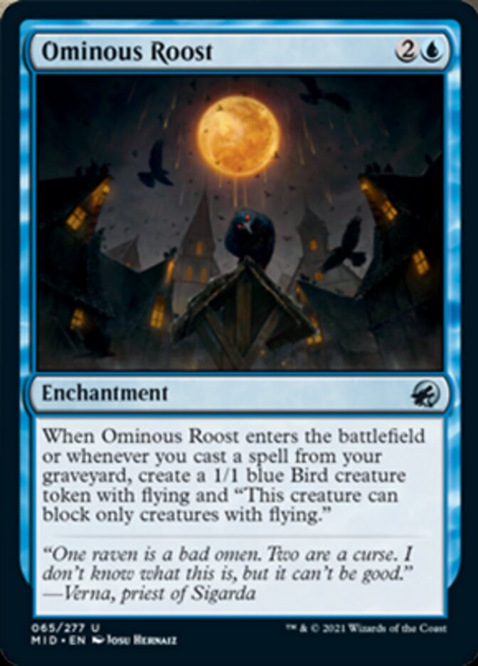 Ominous Roost [Innistrad: Midnight Hunt] | Shuffle n Cut Hobbies & Games