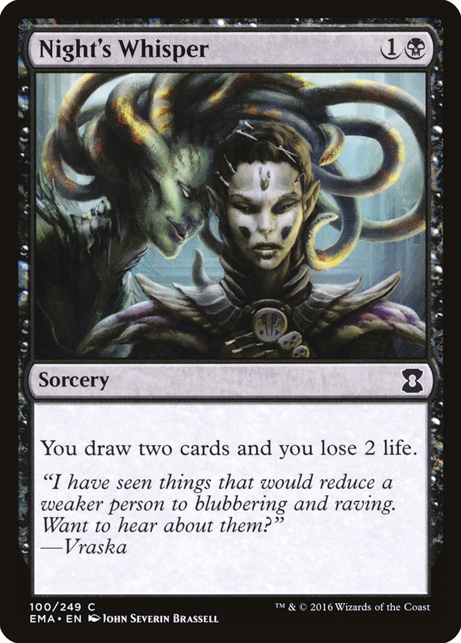 Night's Whisper [Eternal Masters] | Shuffle n Cut Hobbies & Games