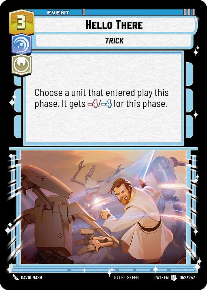 Hello There (052/257) (052/257) [Twilight of the Republic] | Shuffle n Cut Hobbies & Games