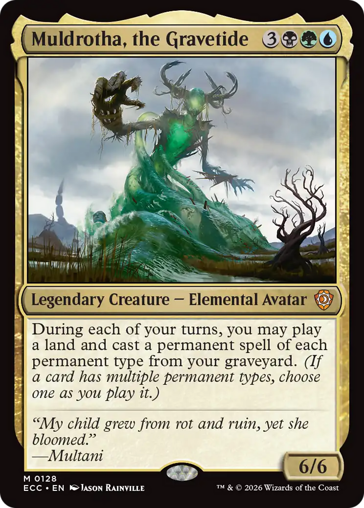 Muldrotha, the Gravetide [Lorwyn Eclipsed Commander] | Shuffle n Cut Hobbies & Games
