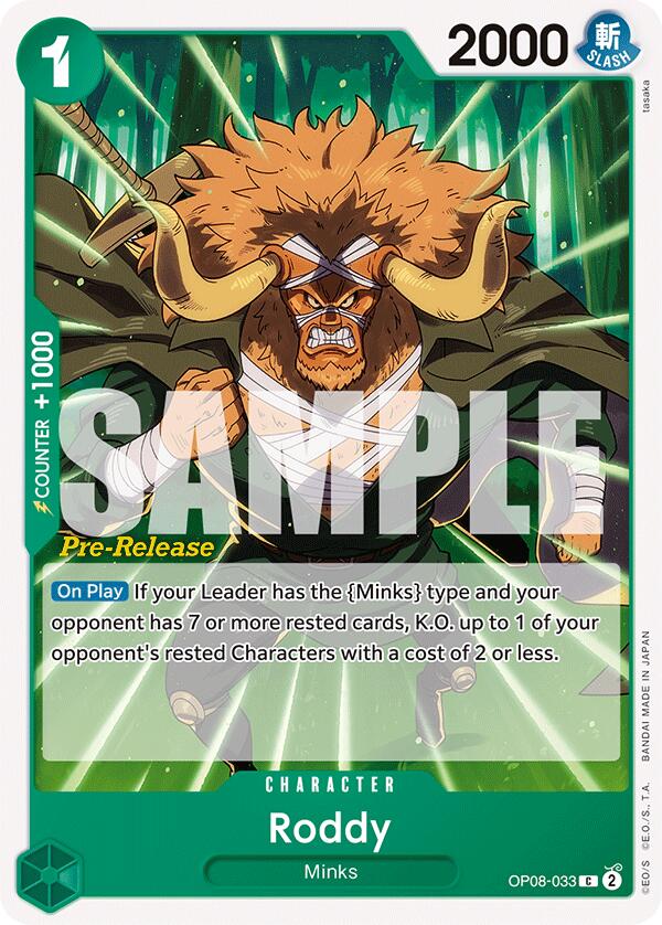 Roddy [Two Legends Pre-Release Cards] | Shuffle n Cut Hobbies & Games