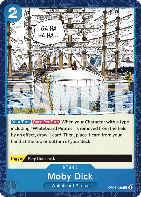 Moby Dick [Two Legends Pre-Release Cards] | Shuffle n Cut Hobbies & Games