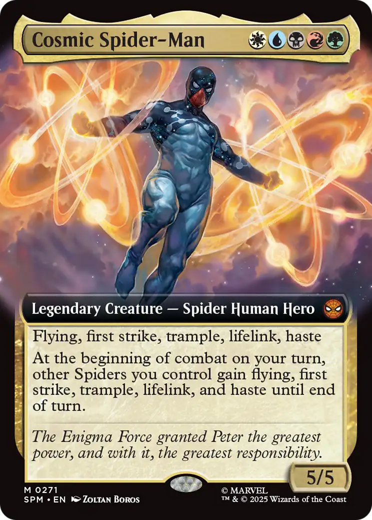 Cosmic Spider-Man (Extended Art) [Marvel's Spider-Man] | Shuffle n Cut Hobbies & Games