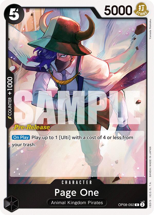 Page One [Two Legends Pre-Release Cards] | Shuffle n Cut Hobbies & Games