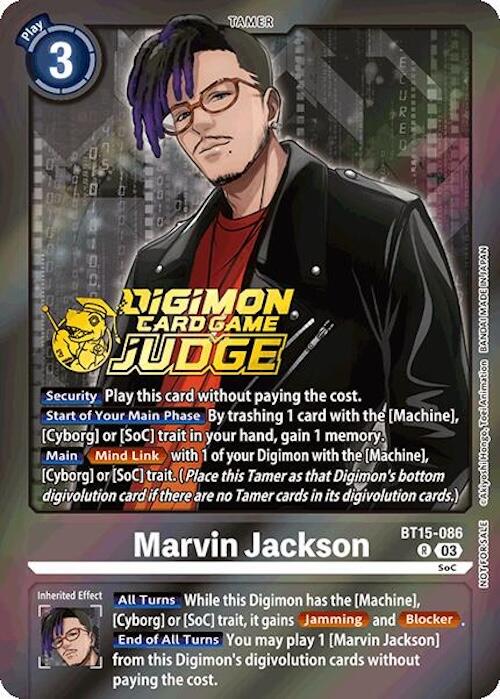 Marvin Jackson [BT15-086] (Judge Pack 6) [Exceed Apocalypse] | Shuffle n Cut Hobbies & Games