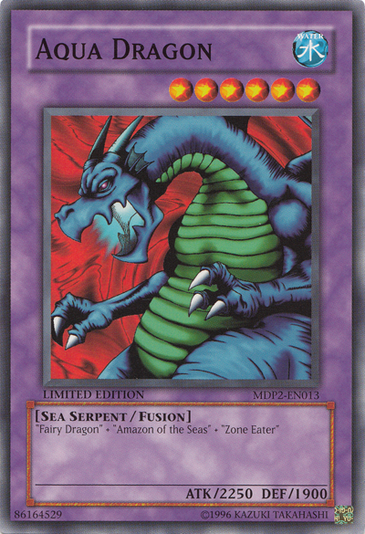 Aqua Dragon [MDP2-EN013] Common | Shuffle n Cut Hobbies & Games