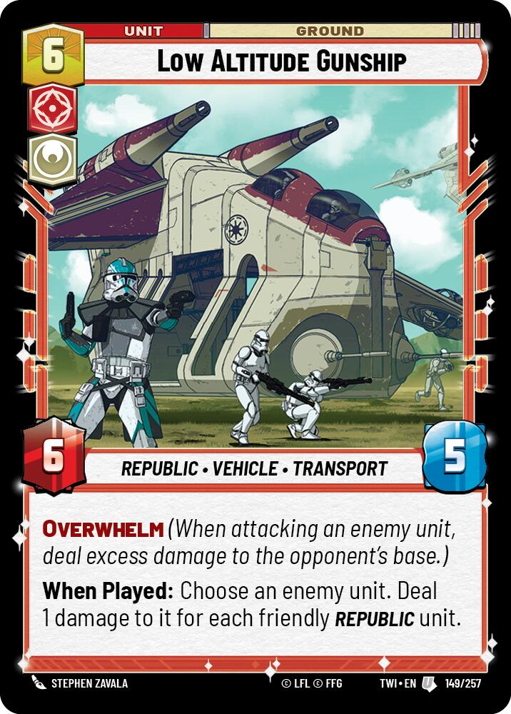 Low Altitude Gunship (149/257) (149/257) [Twilight of the Republic] | Shuffle n Cut Hobbies & Games