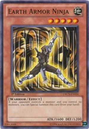 Earth Armor Ninja [ORCS-EN016] Common | Shuffle n Cut Hobbies & Games