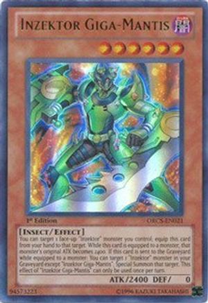 Inzektor Giga-Mantis [ORCS-EN021] Ultra Rare | Shuffle n Cut Hobbies & Games