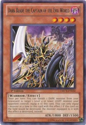 Dark Blade the Captain of the Evil World [ORCS-EN034] Rare | Shuffle n Cut Hobbies & Games