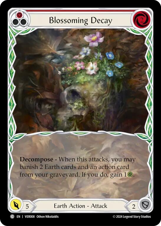 Blossoming Decay (Red) [VER008] (Rosetta Verdance Blitz Deck) | Shuffle n Cut Hobbies & Games