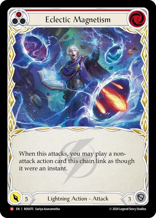 Eclectic Magnetism [ROS075] (Rosetta)  Rainbow Foil | Shuffle n Cut Hobbies & Games