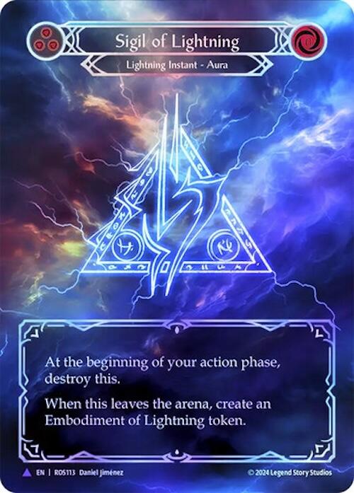 Sigil of Lightning (Marvel) [ROS113] (Rosetta)  Cold Foil | Shuffle n Cut Hobbies & Games