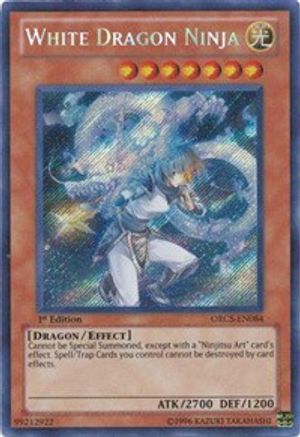 White Dragon Ninja [ORCS-EN084] Secret Rare | Shuffle n Cut Hobbies & Games