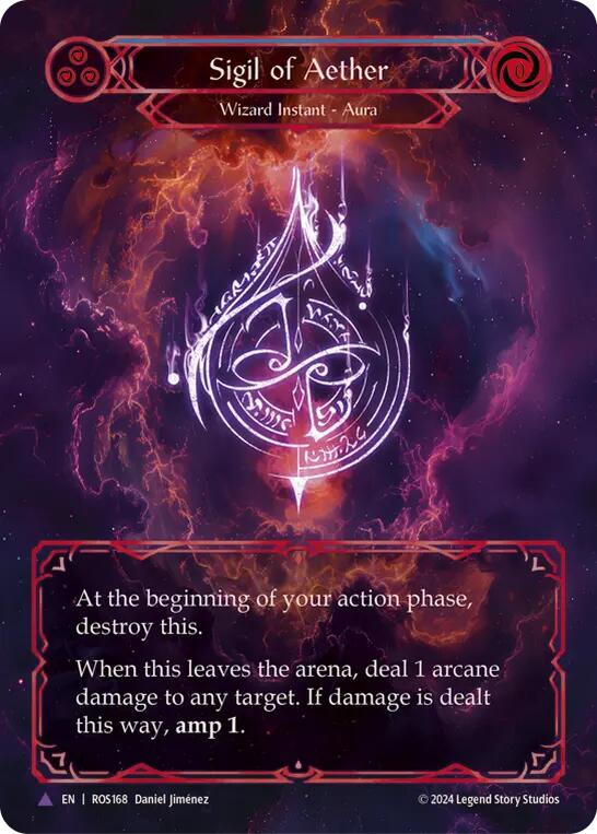 Sigil of Aether (Marvel) [ROS168] (Rosetta)  Cold Foil | Shuffle n Cut Hobbies & Games