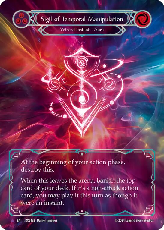 Sigil of Temporal Manipulation (Marvel) [ROS182] (Rosetta)  Cold Foil | Shuffle n Cut Hobbies & Games