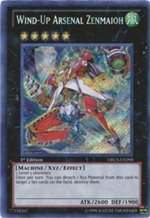 Wind-Up Arsenal Zenmaioh [ORCS-EN098] Secret Rare | Shuffle n Cut Hobbies & Games