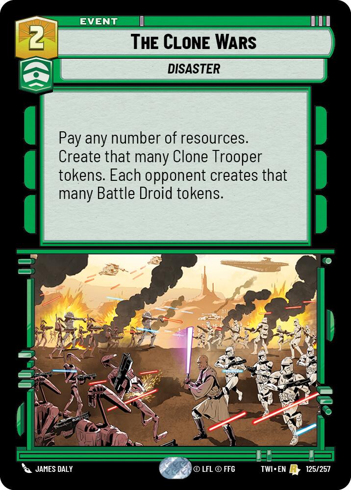 The Clone Wars (125/257) (125/257) [Twilight of the Republic] | Shuffle n Cut Hobbies & Games