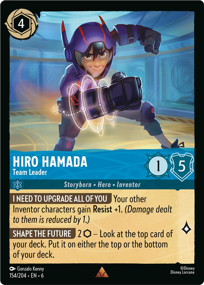 Hiro Hamada - Team Leader (154/204) [Azurite Sea] | Shuffle n Cut Hobbies & Games