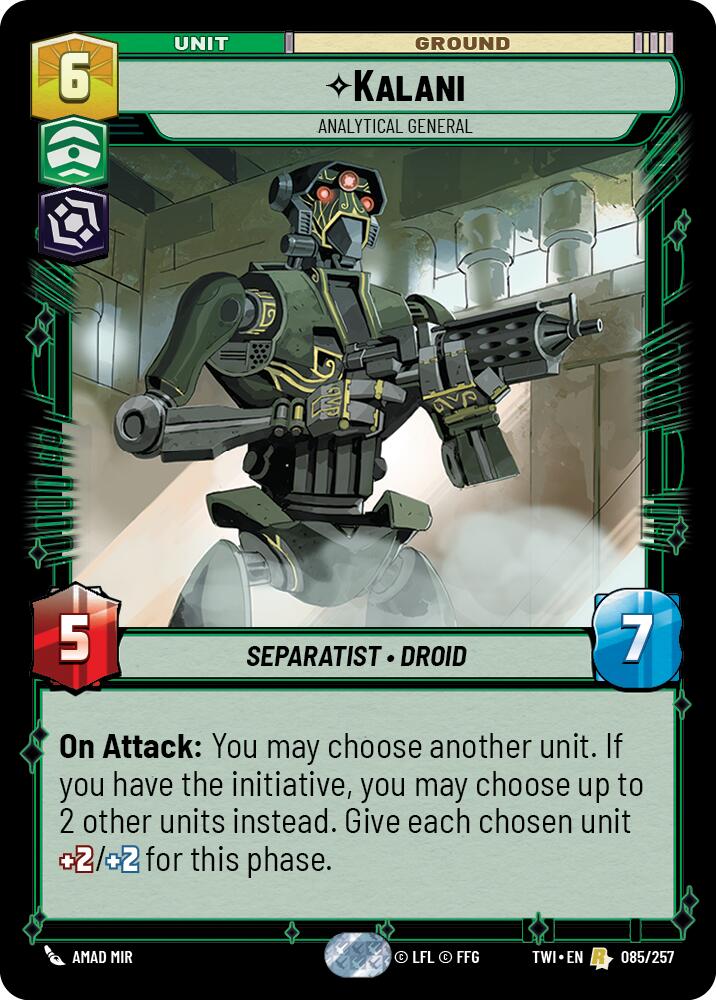 Kalani - Analytical General (085/257) (085/257) [Twilight of the Republic] | Shuffle n Cut Hobbies & Games